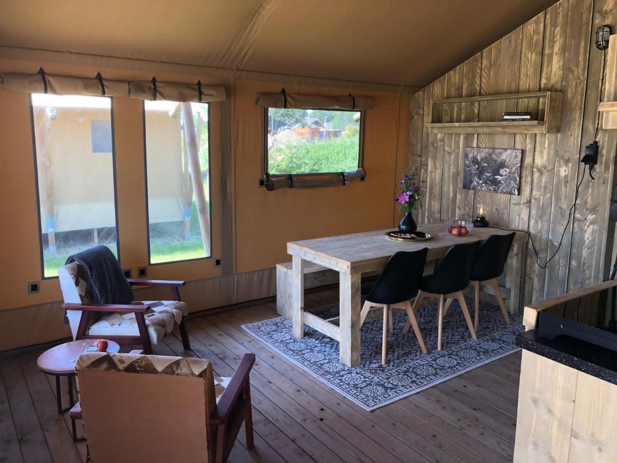 De Hazelaarshof Luxe Glampingtent Bij Natuurgebied De Millingerwaard Kekerdom المظهر الخارجي الصورة