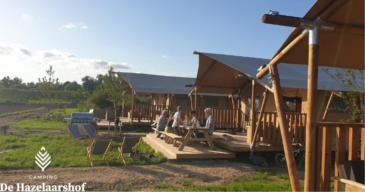 De Hazelaarshof Luxe Glampingtent Bij Natuurgebied De Millingerwaard Kekerdom المظهر الخارجي الصورة